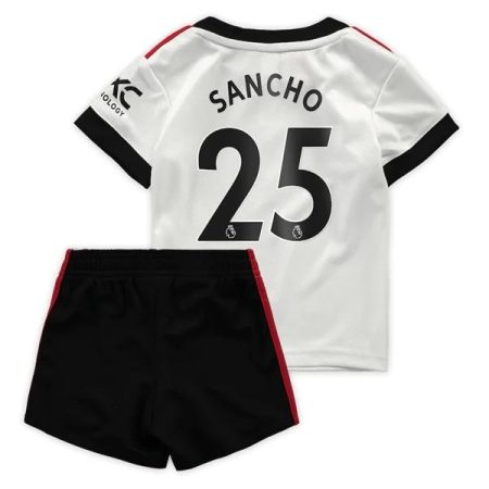Camisola Manchester United Jadon Sancho 25 Criança Equipamento Alternativa 2021-22
